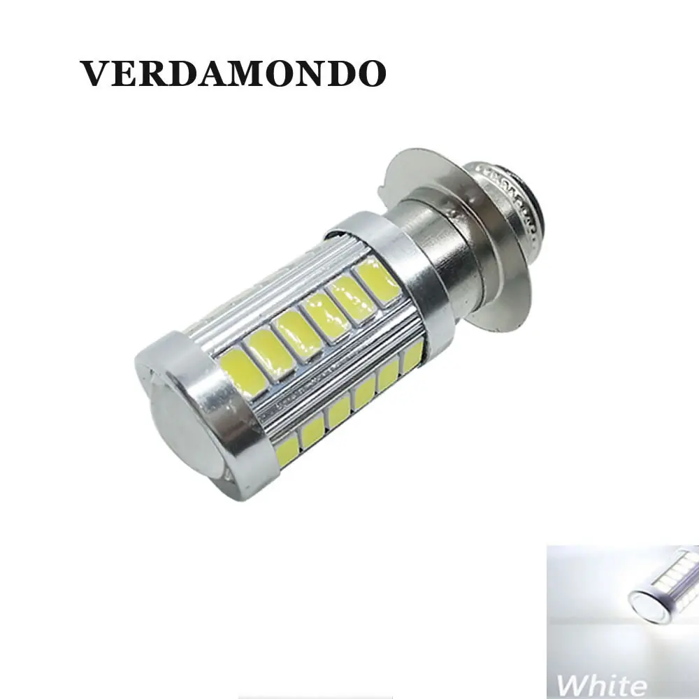 Светодиодные противотуманные фары H6M PX15d 33 SMD 5730 для авто мотоцикла вездехода