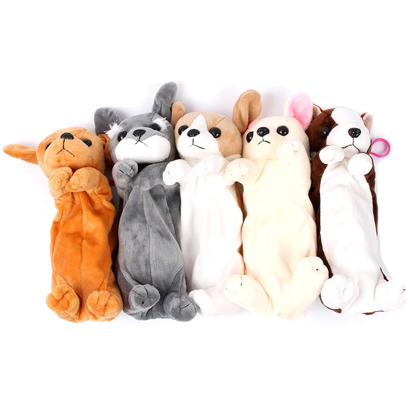 

NEW Kawaii 9 Style Cute Dogs Cats Pencil Case Backpacks Soft Plush Pencil Bag Gift for Girl Boy Students Plush Backpacks