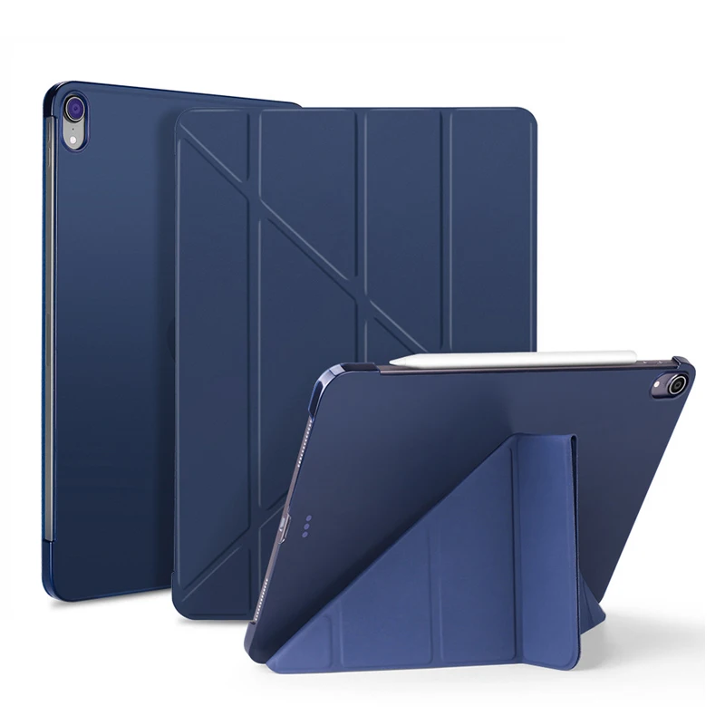 Магнитный смарт чехол для Apple iPad Pro 11 2018 Чехлы магнит всасывания ручка стенд флип