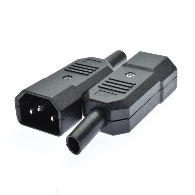 Электрические 250v 10A стандарт Медь IEC320 C13 C14 AC Мощность Шнур кабель Мужской Женский