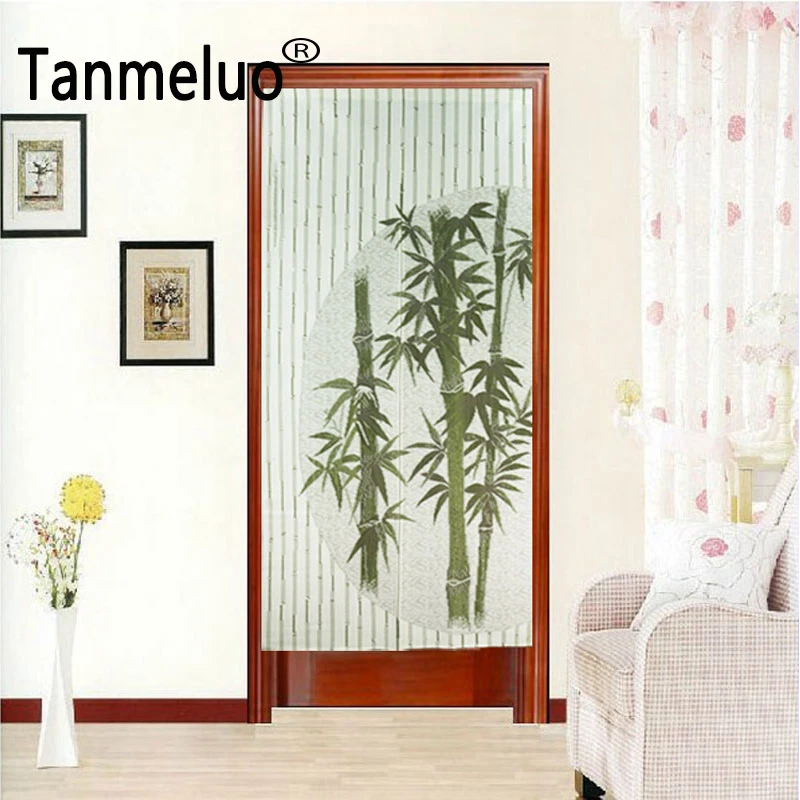 cortinas decorativas japonesas de bambu para puerta de cocina 85 cm x 175 telas para ventana cortinas listas para cocina puertas