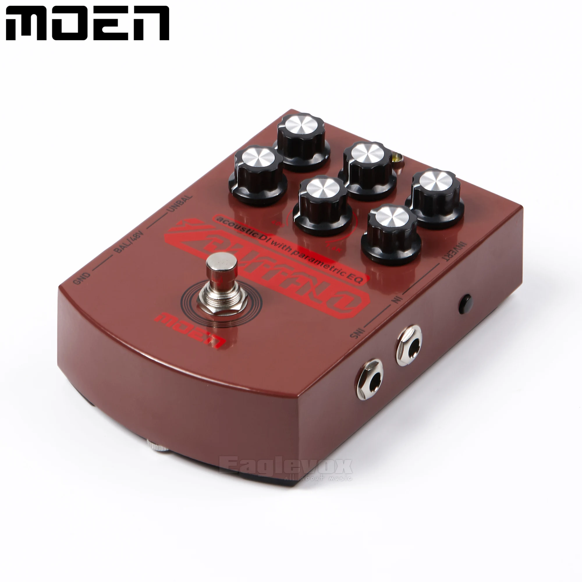 Moen Buffalo Acoustic DI with Pramitric EQ Electric Guitar Effect Pedal