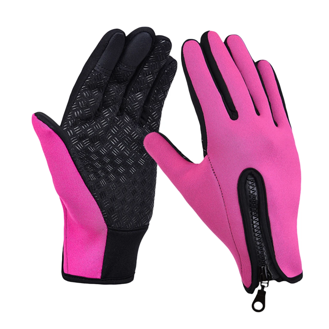 1 PairWinter Running Gloves Women Men Outdoor Sports Gloves Full Finger