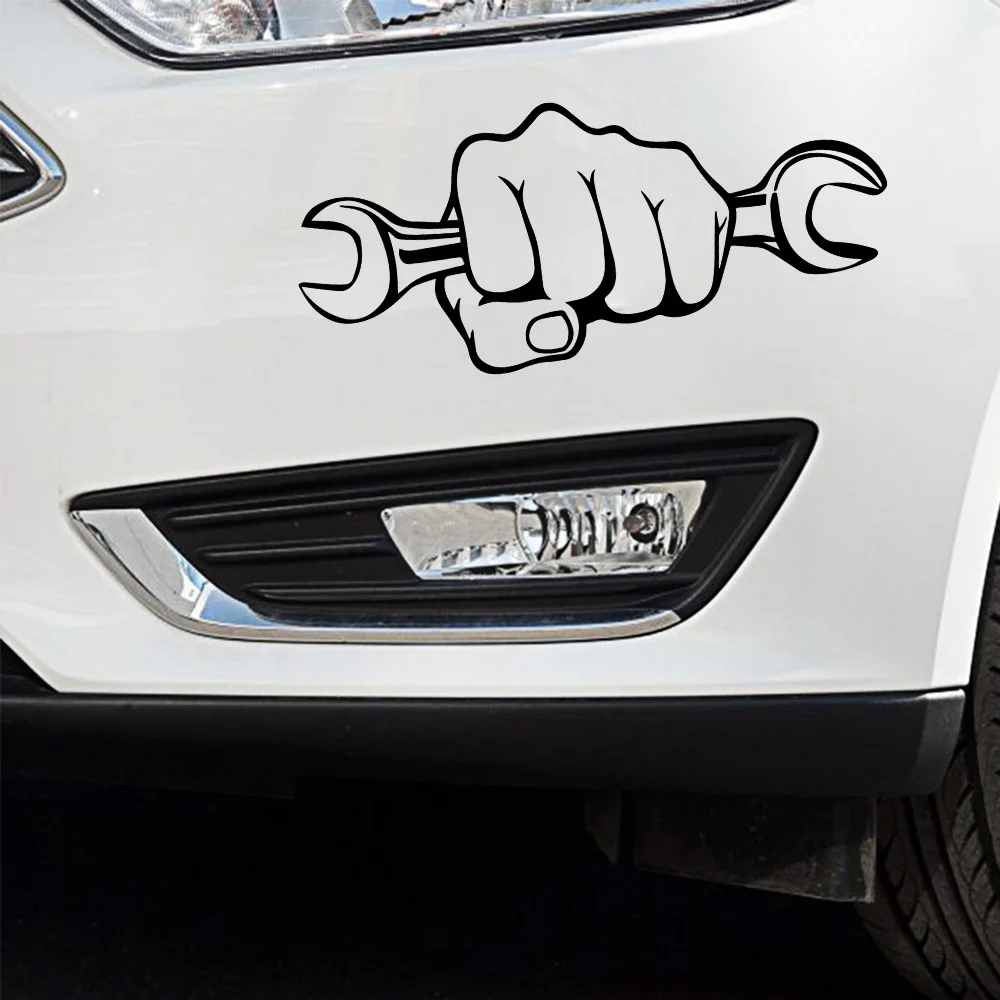 

Vinyl spanner repair Carbon Sticker Hood Tailgate Side Window Decal Car Sticker Decoration Sweet Auto Sticker Decal