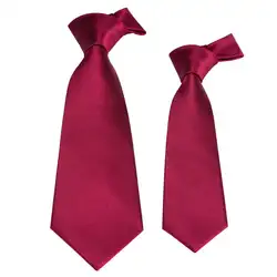 Новый Для мужчин с галстуком для мальчиков галстук 100% шелк Барри. ван Мода жаккардовый малыш галстук однотонные красные шелковые галстуки