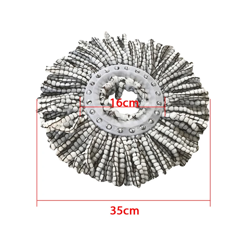 1 шт. 360 Волшебные автоматические вращающиеся напольные швабры насадка на швабру из микрофибры Замена вращаются бытовые чистящие аксессуары