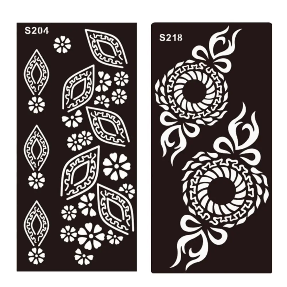 5pcs stencils for tattoo henna tattoo stencil for face painting templates mehendi airbrush glitter temporary body paint art ziloqa in online shopping