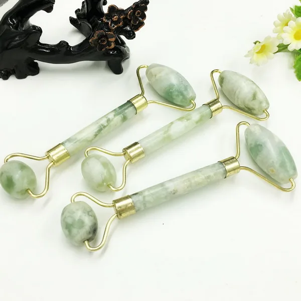 by dhl 200pcs Facial Beauty Massage Tool Jade Roller Face Thin massager Relaxation Tool face massager jade roller