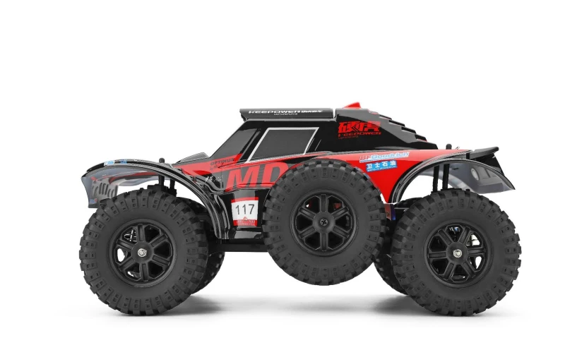 2,4G 4WD Bigfoot пульт дистанционного управления Rc автомобиль 60 км/ч высокая скорость Монстр Внедорожный гоночный автомобиль RTR Багги Монстр автомобиль игрушка с 3 батареями