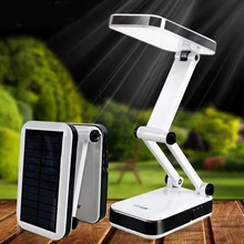 Солнечный Ac Зарядка светодиодная лампа складной стол светодиодный свет для чтения настольная лампа
