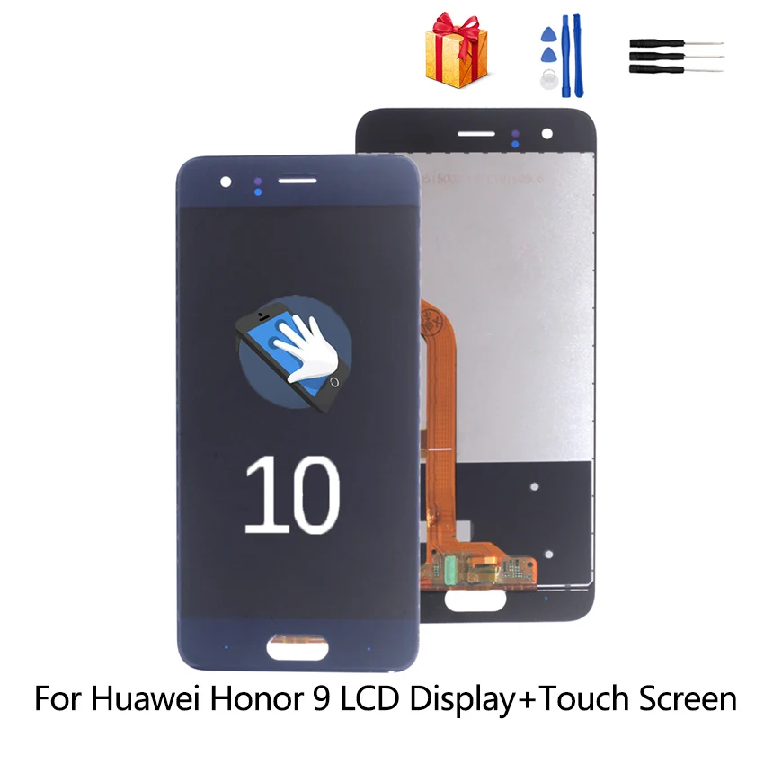 

Original LCD For Huawei Honor 9 LCD Display STF-L09 STF-AL00 Touch Screen Digitizer Repair Parts For Honor 9 LCD Display Screen