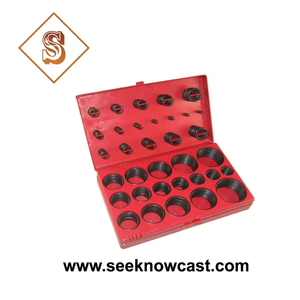 

382 pcs/lot Black Rubber O Ring Assortment Washer Gasket Sealing O-Ring Kit 30 Sizes with Plastic Box