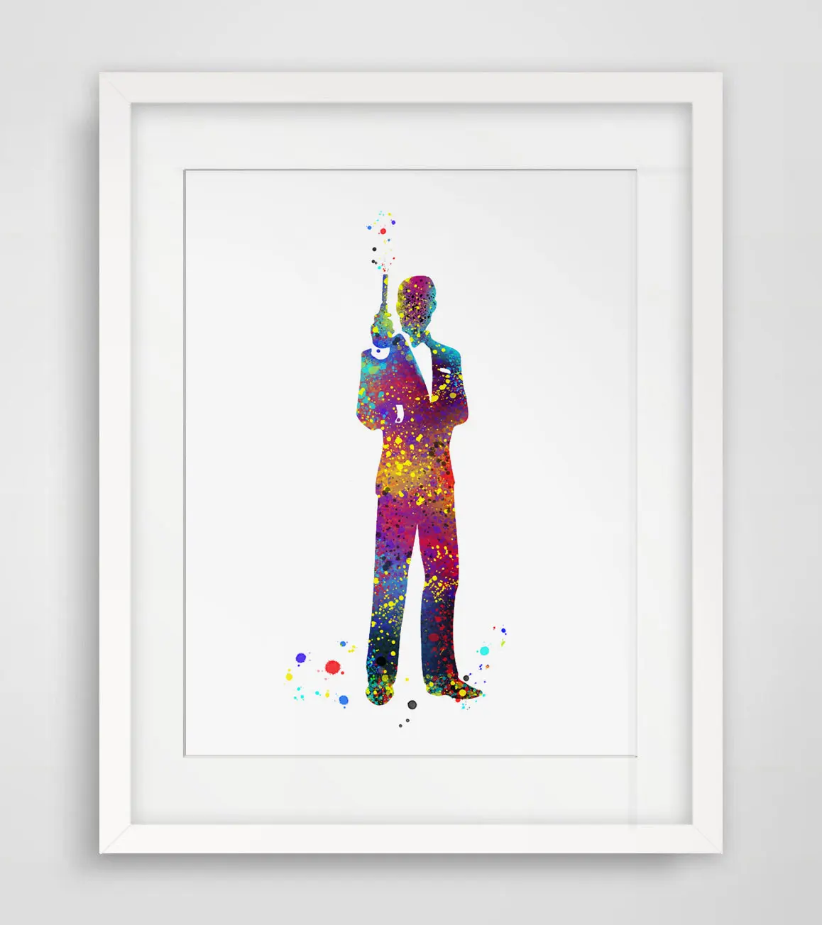 

James Bond Wall Art 007 Movie James Bond Fans For Home Decoration Superhero Posters Boys Room Wall Art Decor AP054