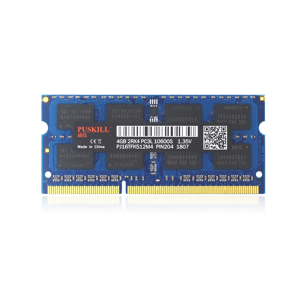 

Laptop Memory DDR3 4GB 1333MHz PC3 204Pin 1.35V no ECC RAM