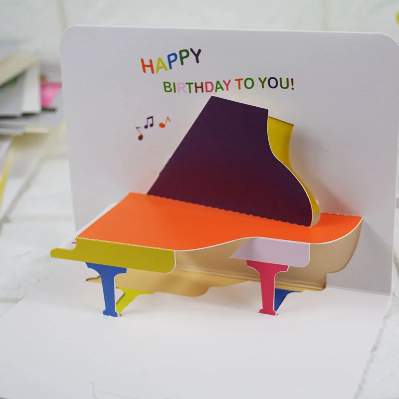 

Pop-up piano ETCHED DIES Metal Cutting Dies for DIY Scrapbooking Stencils Embossing DIY Card Making