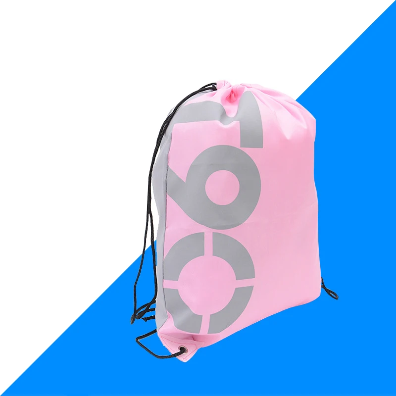 12 цветов, водонепроницаемый рюкзак для плавания, сумка на плечо, двухслойная спортивная сумка на шнурке, переносная сумка для воды и путешествий - Цвет: T90pink
