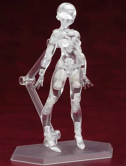 Аниме Figma Archetype Body chan Body kun ferrite, фигурка, прозрачный цвет, подвижная ПВХ Коллекция, модель, игрушки для детей