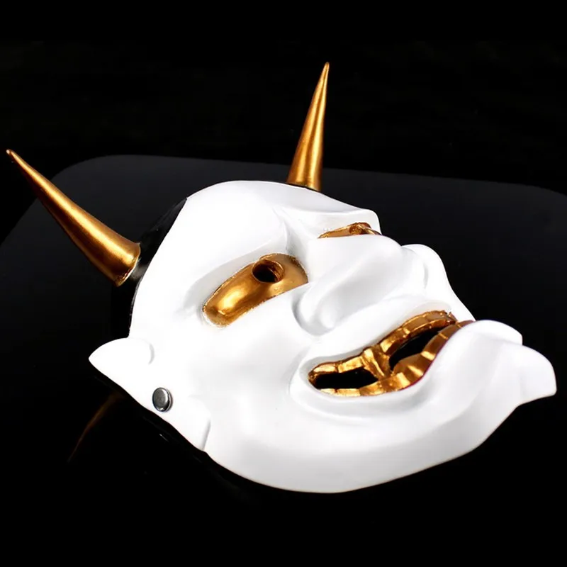 Noh маска японский Nogaku Hannia танцевальные представления вечерние Хэллоуин Карнавал Украшения коллекция полное лицо белый