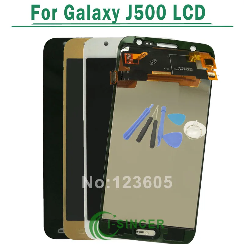 

For Samsung Galaxy J5 J500 LCD Display with Touch Screen Digitizer Assembly Gold Black White + Tools Free Shipping