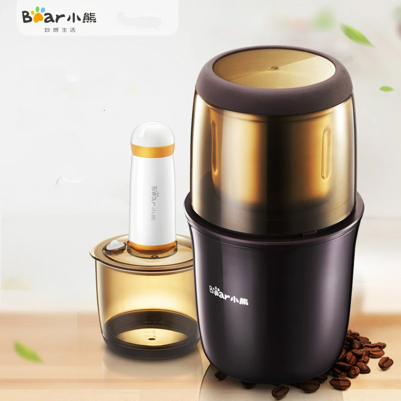 Bear Mini Multifunctional Coffee Grinder Machine 200w Electric Quick Food Grinders Flour Mill Kitchen Aid Coffee Machine Mini Coffee Machineelectric Coffee Machine Aliexpress