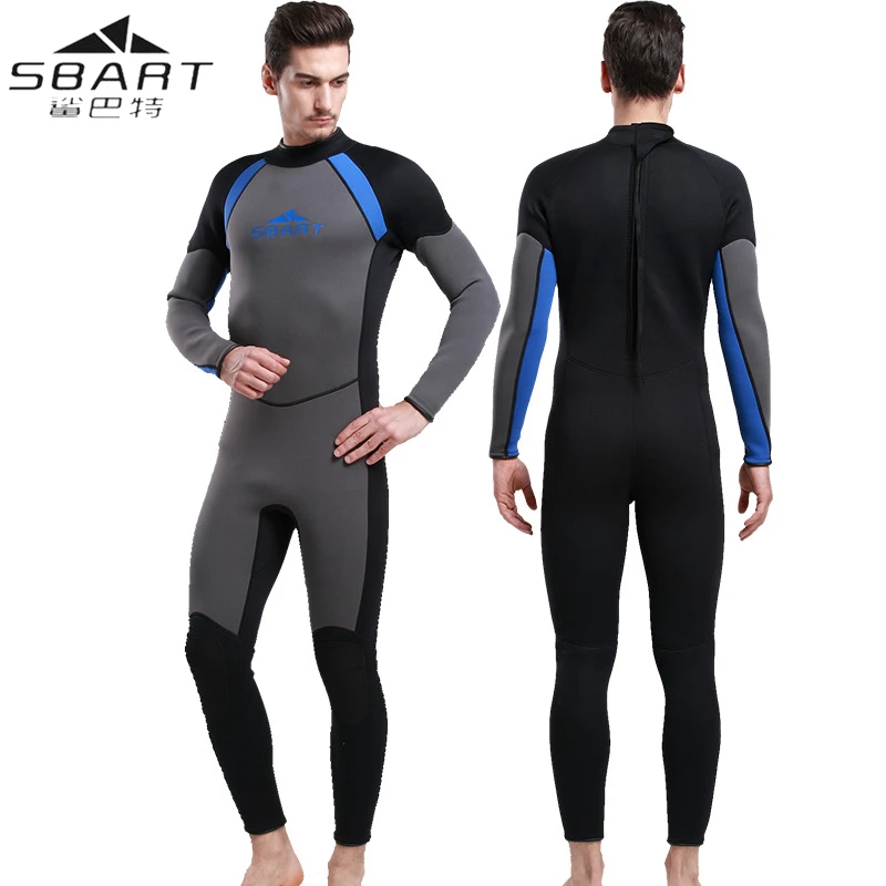 

Sbart 3MM Neoprene Warm Wetsuits Men Women Full Thicken Airtight Jelleyfish Snorkeling Wetsuit Scube Diving Suit