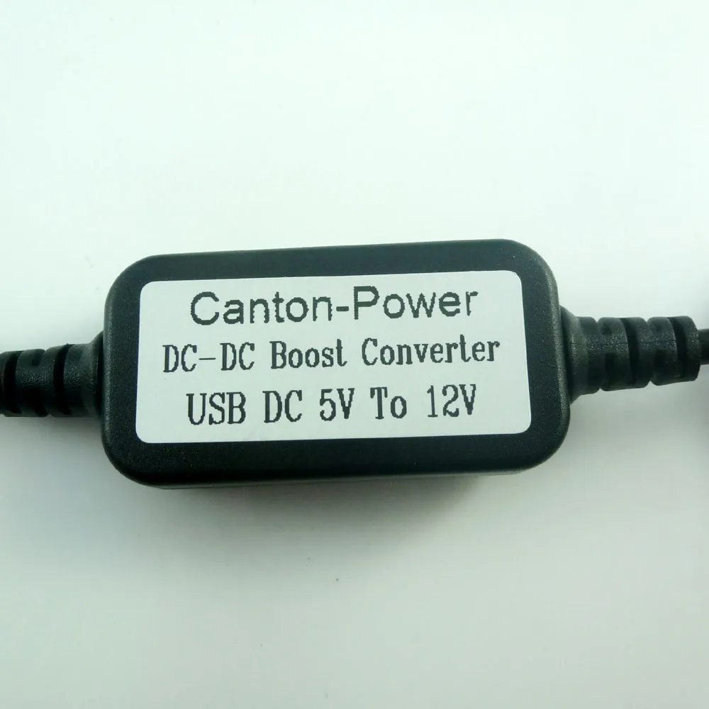 CE036 DC 5 В до 12 В USB к DC 5,5*2,1 мм кабель Boost Conerter Повышающий Модуль питания напряжения для мобильный wi-fi-роутер питания