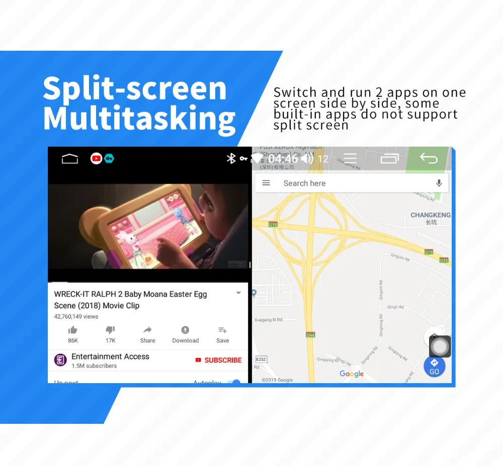 Cheap JOYING 2 din Android 8.1 Car GPS radio Stereo touch screen Bluetooth Autoradio No DVD for Toyota Camry/Aurion 2007 2008 to 2011 11