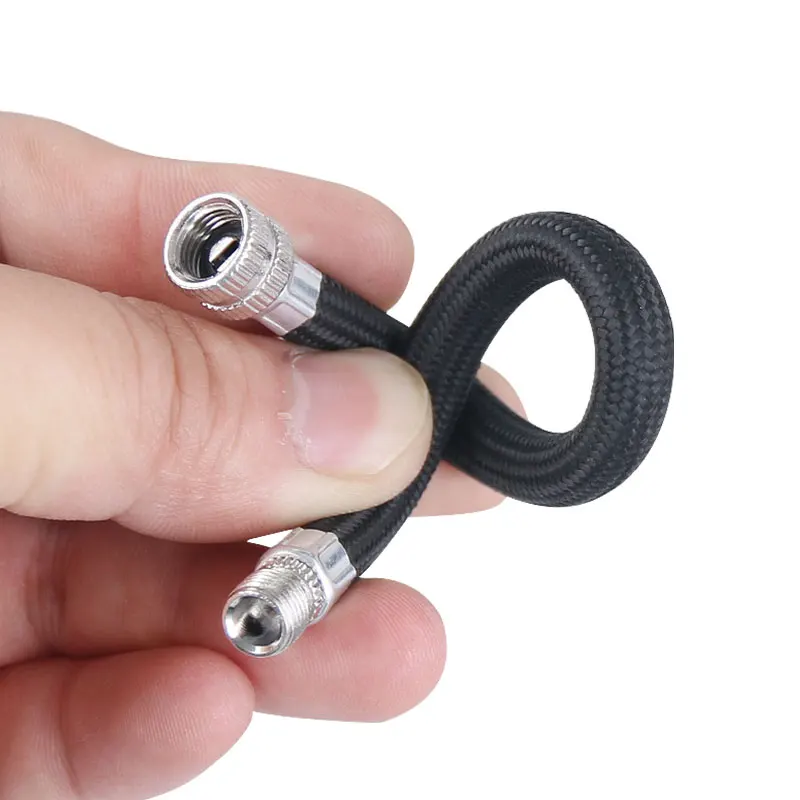 1Pc Bicycle Pump Extension Hose Tube Pipe Cord Portable Bike Pumping PCAH2LNGA