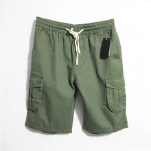Для мужчин Рубашки домашние брюки-карго армии Мягкий хлопок Для Мужчин's Рубашки домашние мульти карман шорты летние тонкие Для мужчин брюки