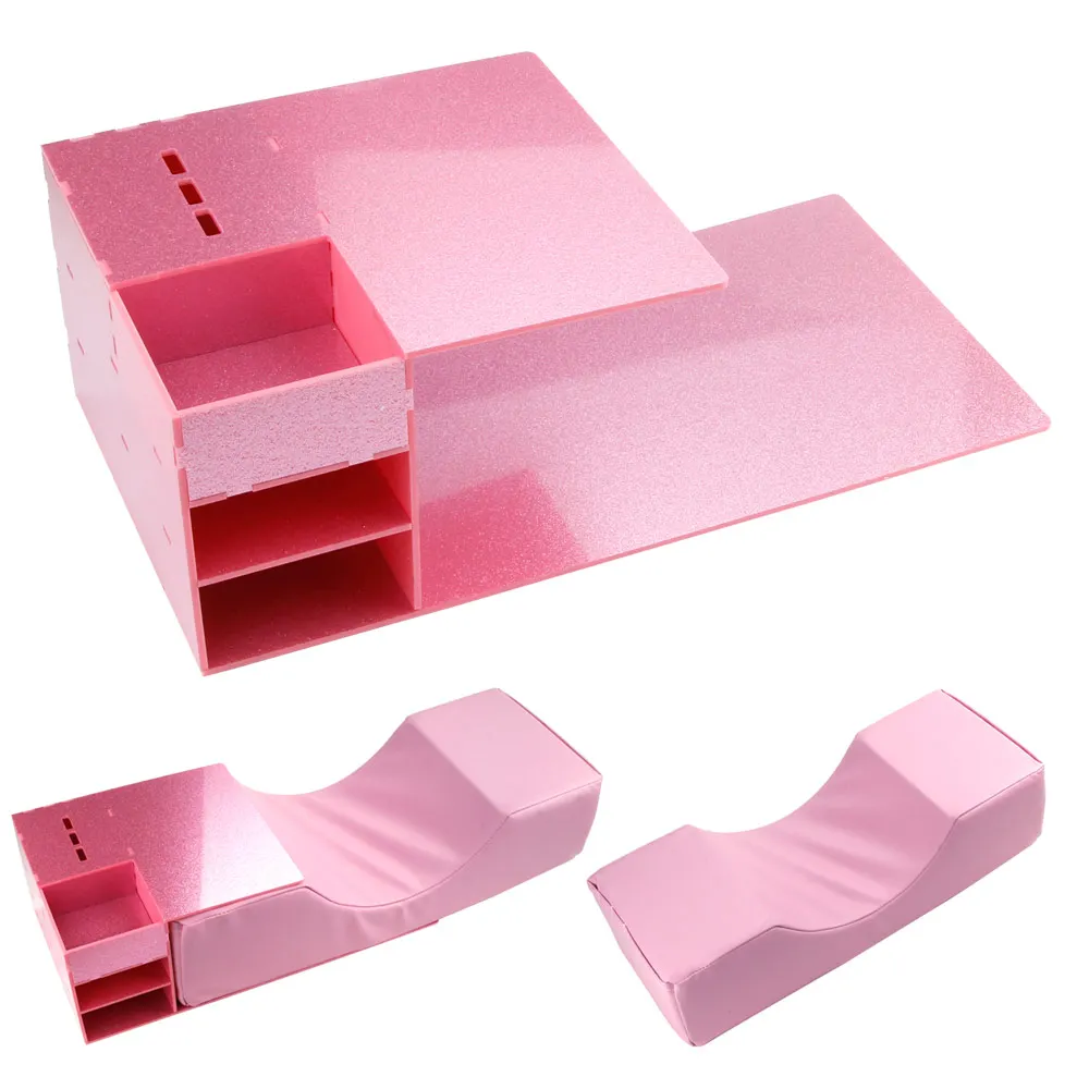 

Acrylic Lash Pillow Shelf for Eyelash Extension Grafting Eyelash Makeup Tools and Accessories Memory Foam Neck Pillow Removable