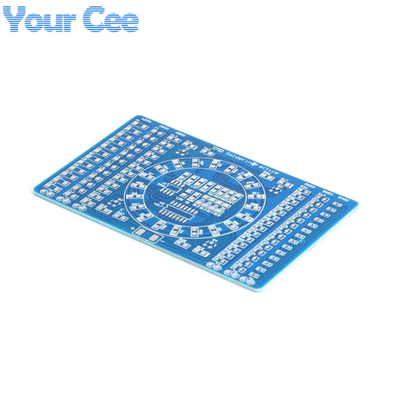 DIY SMT SMD Component Soldering Welding PCB Practice Board Running Water Light Kit DIY Electronica (3)