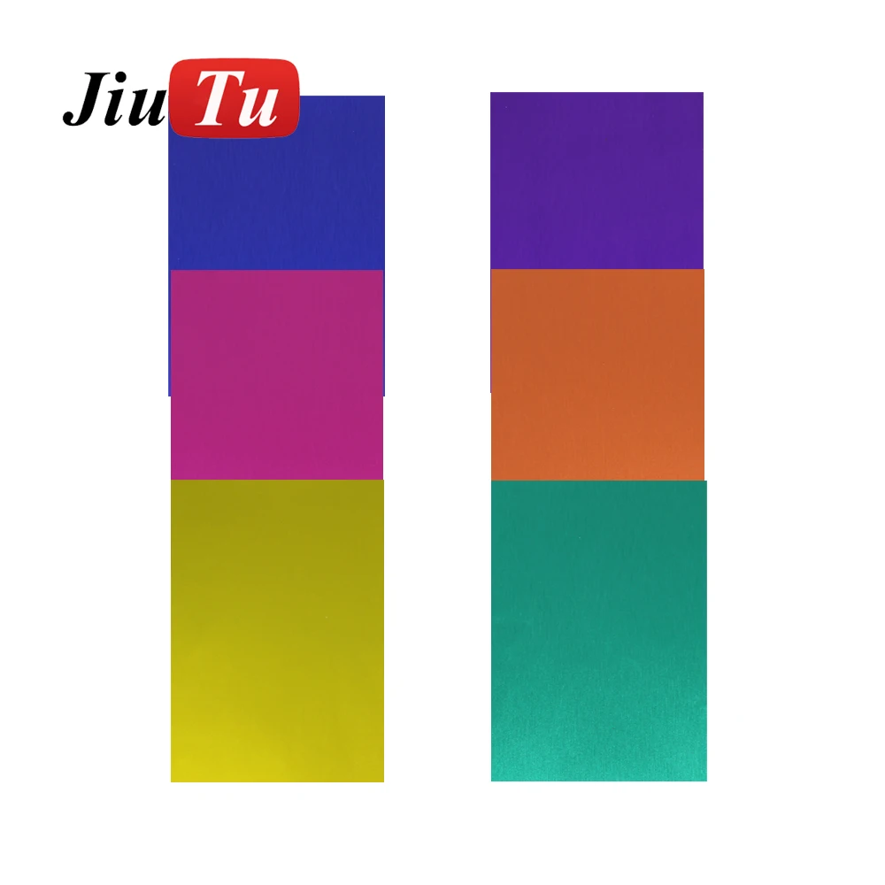 Foil Paper Film For Mobile Phone flat curved screen Vacuum envelope machine- 8 Colors replacement repair parts tool (28)