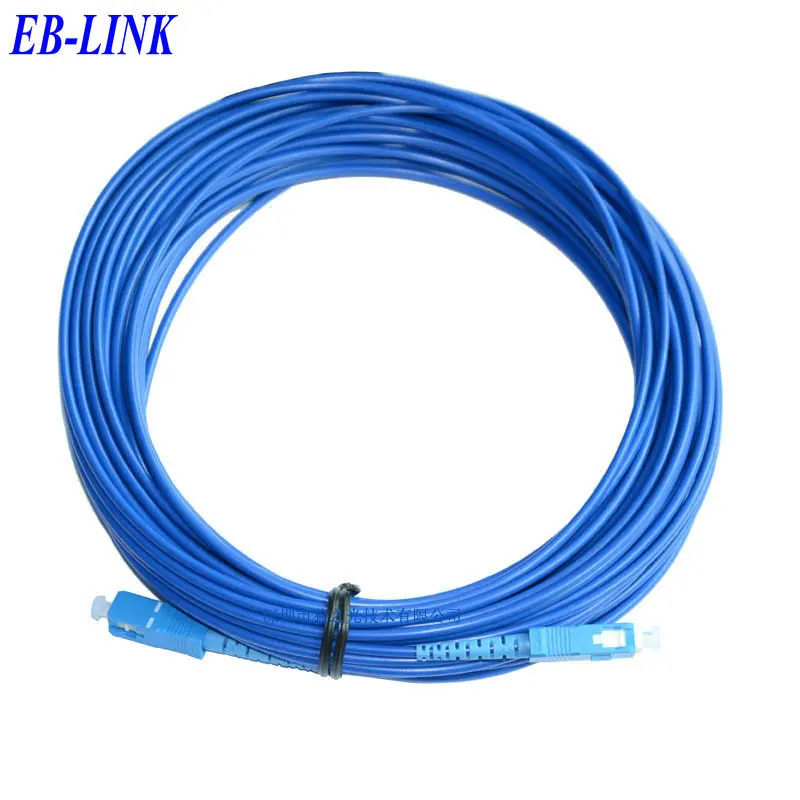 

Indoor Armored 20Meters SC/PC-SC/PC,3.0mm,Singlemode 9/125,Simplex, Optical Fiber Patch Cord Cable,LC to SC