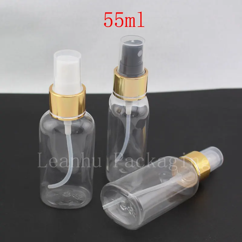 55ml oval empty spray bottles,55cc transparent refillable makeup