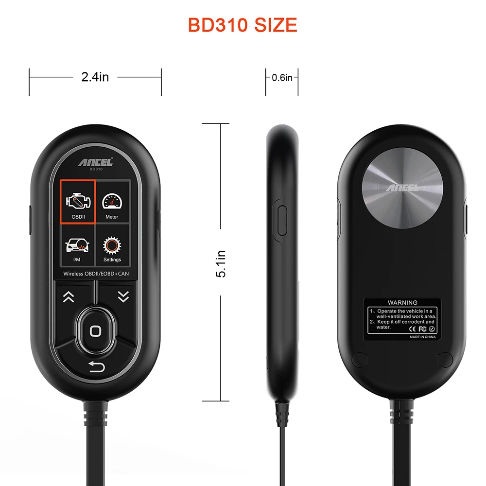 Ансель BD310 3 в 1 OBDII Автомобильный датчик сканер для вождения бортовой компьютер
