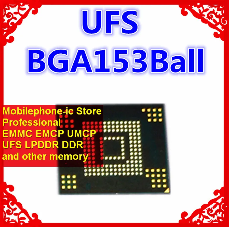 KLUCG4J1BB-E0B2 BGA153Ball UFS2.0 2,0 64 ГБ памяти мобильного телефона новые оригинальные и подержанные припаянные шары протестированы ОК