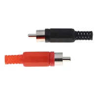 connector מתאם 20PCS הלחמה RCA Plug זכר אודיו וידאו מתאם מקצועי Connector (4)