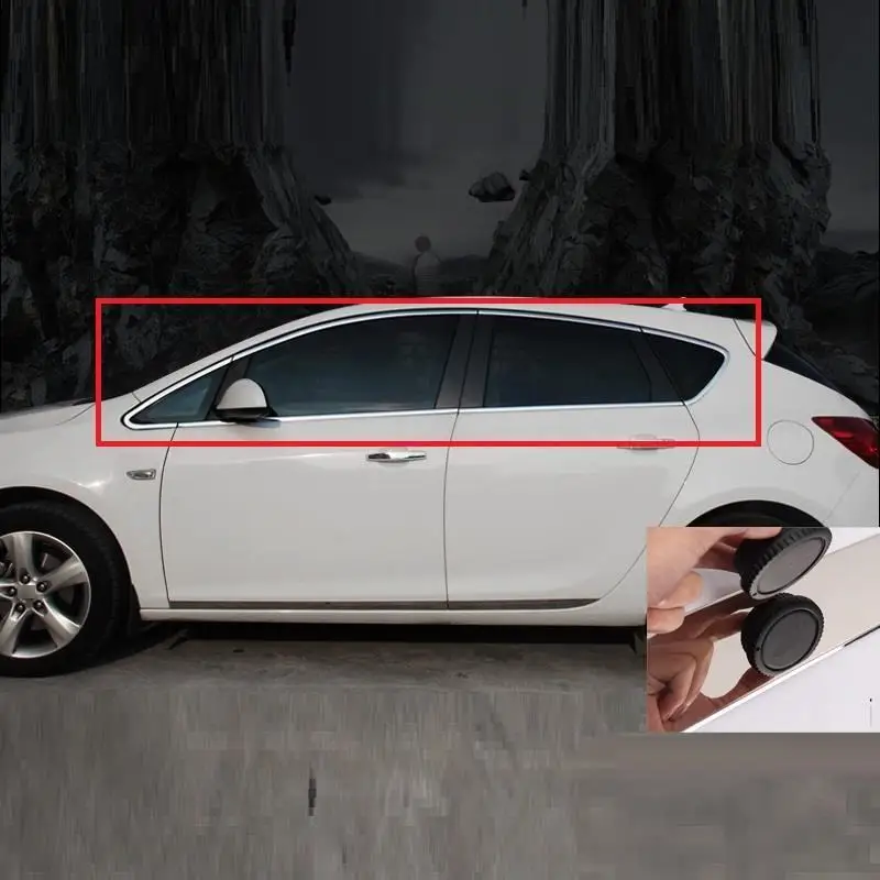 

Car Automovil Chromium Window Exterior High-grade Bright Sequins Covers 09 10 11 12 13 14 15 16 17 18 19 FOR Buick Excelle GT