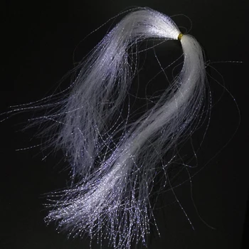 

4pack/bag Fly Fishing violet light flash tinsel assorted Atado Mosca tying material fly fish flashabou