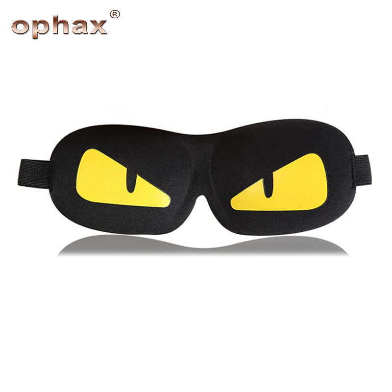 

OPHAX 3D cartoon sleep eye mask travel soft portable eyeshade cover shade eye patch sleeping shade for men women gifts blindfold