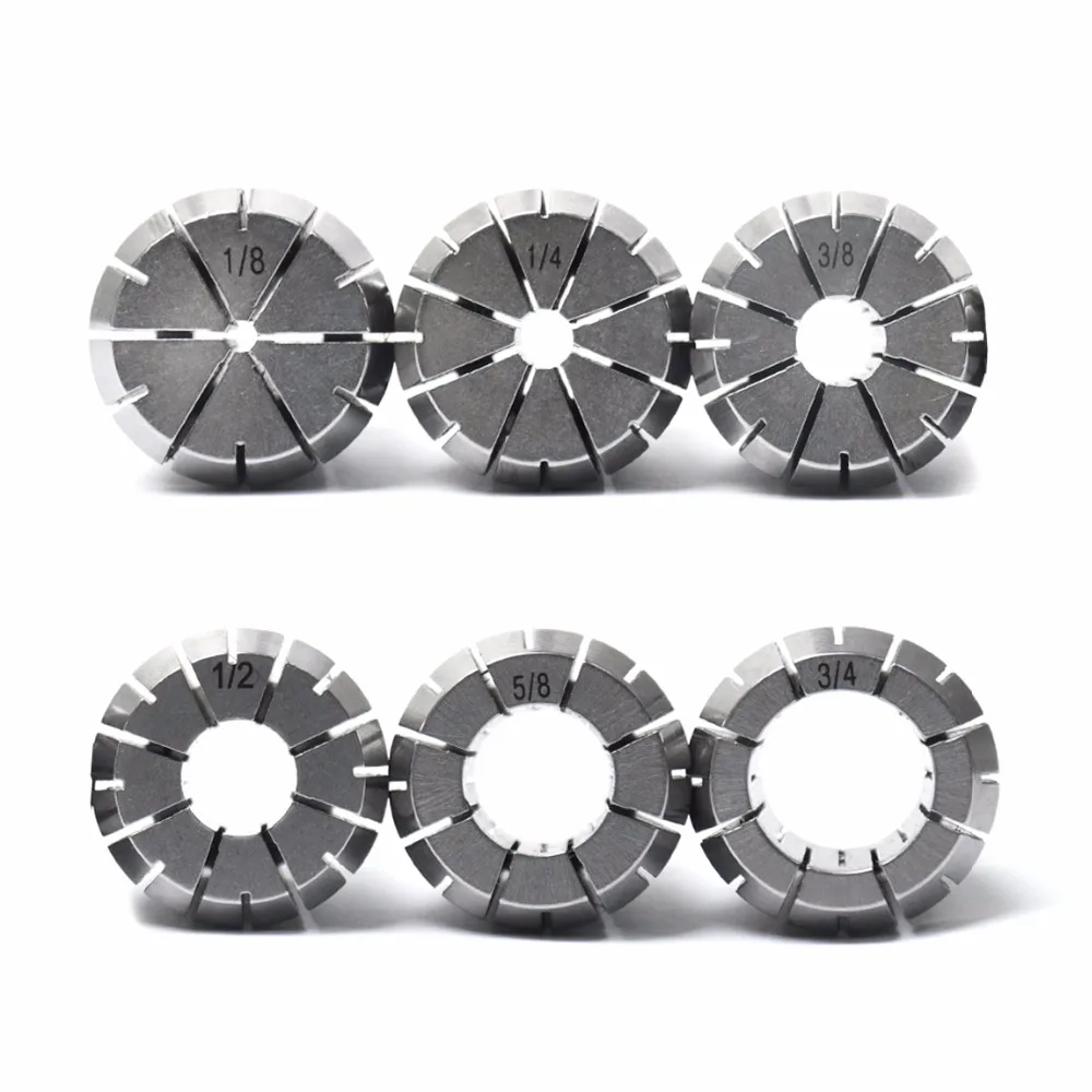 6 шт. CNC ER32 прецизионный цанговый патрон 1/2 &quotдо 5/8&quot 65 стальной инструмент для