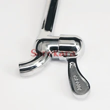 Хромированная латунная Швабра кран разгрузочный клапан кран 1/" bsp наружная резьба длина 150 мм wiht одна ручка