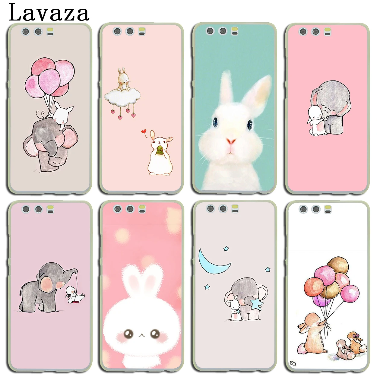 Lavaza милый слон чехол для телефона с кроликом Huawei P30 P20 P9 P10 Plus P8 Mate 20 Pro Lite Mini 2016 2017 P