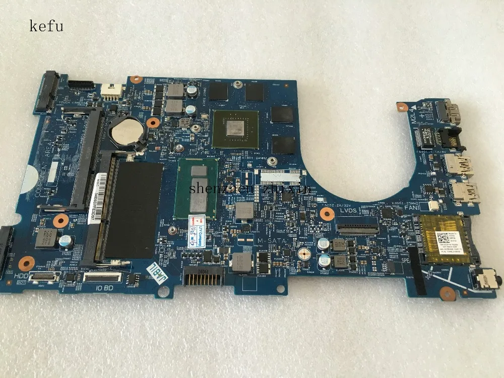

For Dell Inspiron 17R 7737 Laptop motherboard I7-4500U F53D4 With graphic card test good