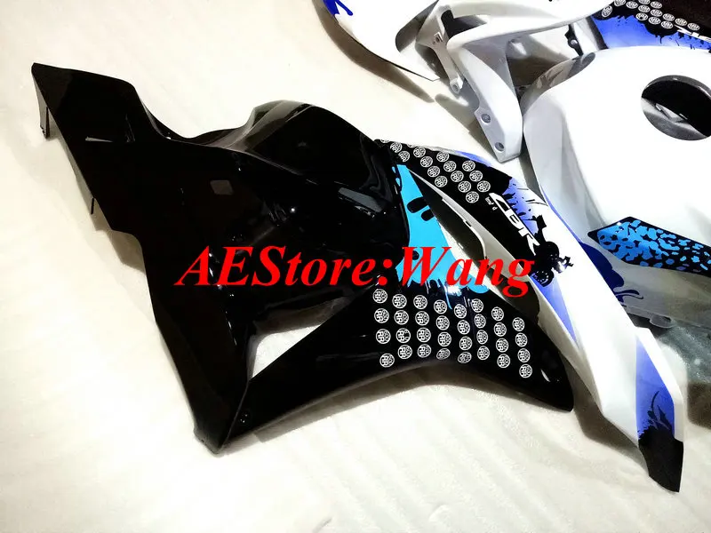 Мотоциклетный вставной обтекатель комплект для HONDA CBR600RR 09 10 11 12 CBR 600 RR F5 2009 2012 ABS белый глянцевый черный обтекатели комплект+ подарки HE15