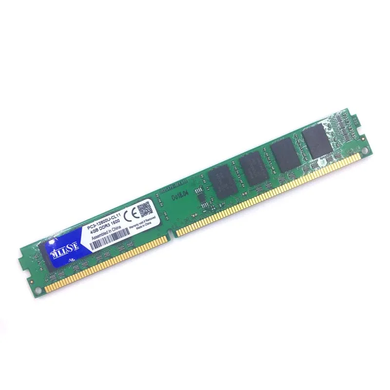 Mllse памяти Оперативная память DDR3 2 ГБ 4G B 8 ГБ 1600 1600 мГц PC3-12800U PC3-12800 Настольный компьютер PC Оперативная память памяти Memoria DIMM 2G 4G 8 г