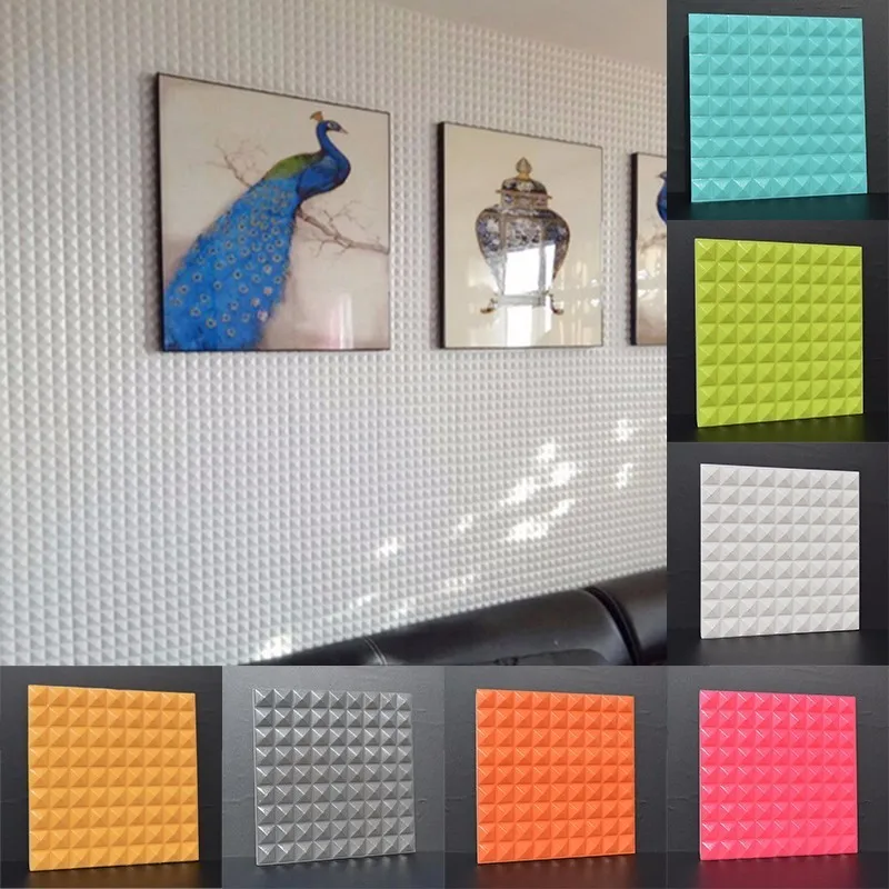 Avoir Images Nouveau Autocollants Muraux 3d Design Cone Simple Isolation dernière salutations