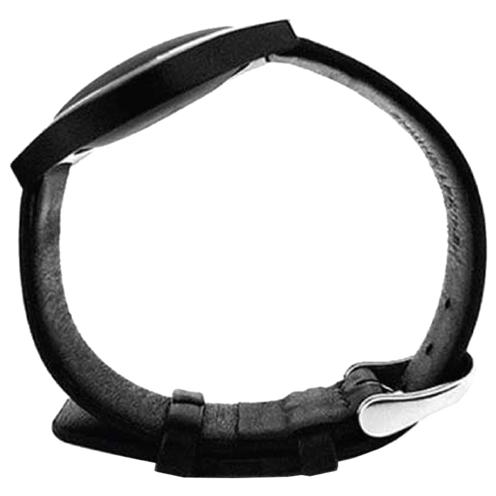 SCLS Leather Band For Misfit Shine Bracelet Activity Sleep Monitor Wristband Colour Black