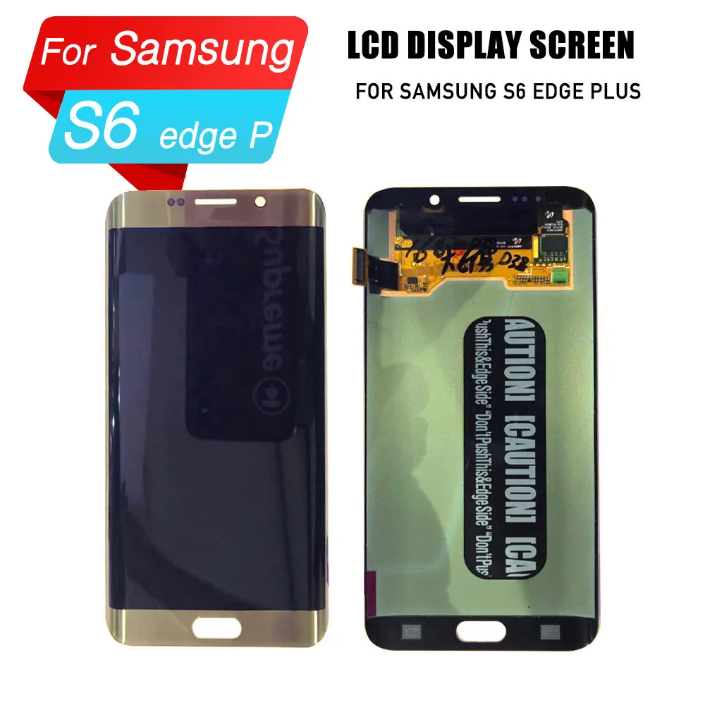 Замена ЖК-дисплея для samsung s6 edge plus сенсорный ЖК-экран дигитайзер сборка ремонта |