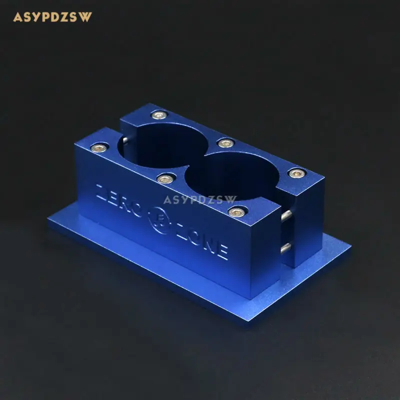 

118 version HIFI Audio full aluminum US standard plug fixed clip 2 seats Amplifier power supply wall plug panel stable block